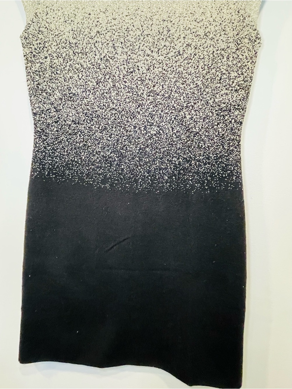 Desigual Gold-to-Black Ombre Cap-Sleeve Mini Dress - Picture 5 of 6